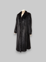 Vintage Dark Brown Mink Coat -Large