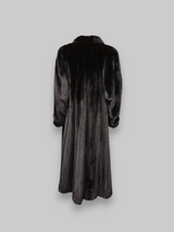 Vintage Dark Brown Mink Coat -Large