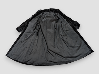 Black Dyed Mink Coat -Small