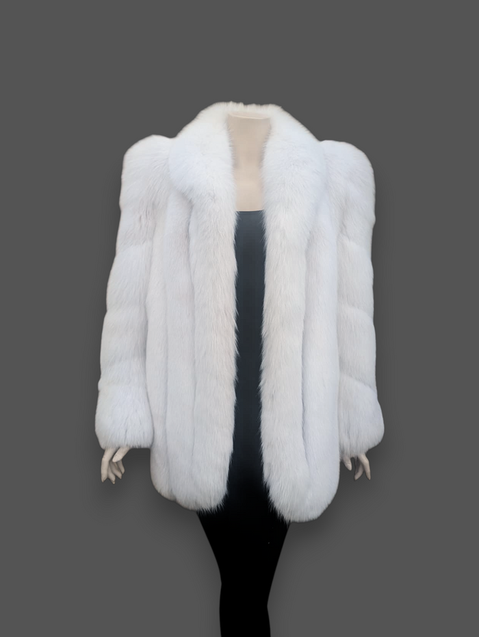 Light Blush Fox Jacket -Medium