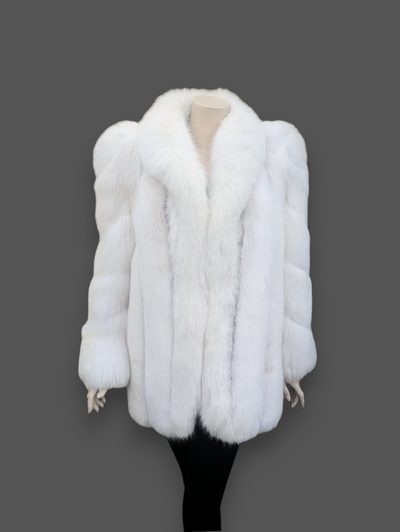 Light Blush Fox Jacket -Medium