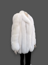 Light Blush Fox Jacket -Medium