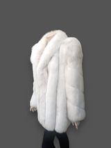 Light Blush Fox Jacket -Medium