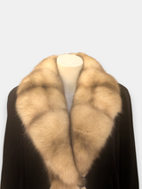 Reversible Sheared Mink & Golden Sable Coat -Medium/Large