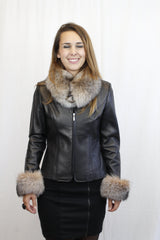 Fox Fur Collar & Slap-On Cuffs - CHOOSE YOUR COLOR!