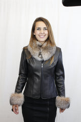 Fox Fur Collar & Slap-On Cuffs - CHOOSE YOUR COLOR!