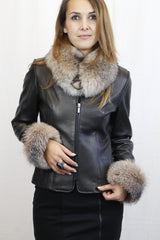 Fox Fur Collar & Slap-On Cuffs - CHOOSE YOUR COLOR!