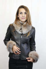 Fox Fur Collar & Slap-On Cuffs - CHOOSE YOUR COLOR!