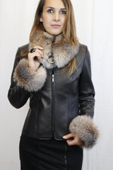 Fox Fur Collar & Slap-On Cuffs - CHOOSE YOUR COLOR!