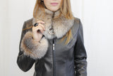 Fox Fur Collar & Slap-On Cuffs - CHOOSE YOUR COLOR!