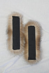 Fox Fur Collar & Slap-On Cuffs - CHOOSE YOUR COLOR!