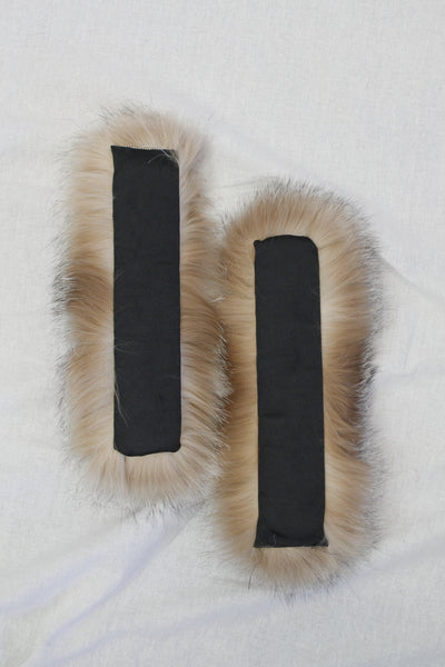 Fox Fur Collar & Slap-On Cuffs - CHOOSE YOUR COLOR!