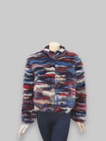 Multicolor Sable Sections Bomber Jacket -Small/Medium