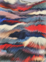 Multicolor Sable Sections Bomber Jacket -Small/Medium