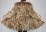 Vintage Raccoon Fur Jacket -M