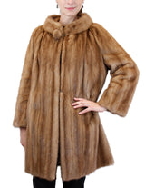 Vintage Pastel Mink Fur Coat -L/XL