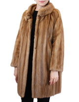 Vintage Pastel Mink Fur Coat -L/XL