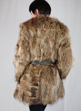 Vintage Raccoon Fur Jacket -M