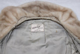 Vintage Light Broadtail Jacket w/ Tourmaline Mink Fur Collar -M