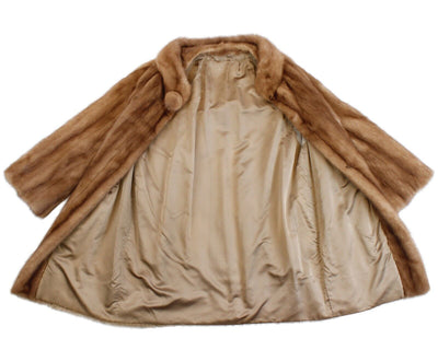 Vintage Pastel Mink Fur Coat -L/XL