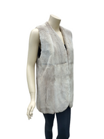 Beige sheared mink fur vest - from THE REAL FUR DEAL & DAVID APPEL FURS new and pre-owned online fur store!