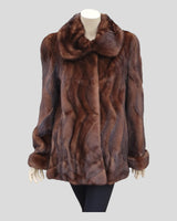 Wild-Type Mink Fur Jacket