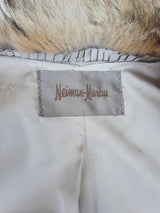 Coyote fur coat with fox fur trim - from THE REAL FUR DEAL & DAVID APPEL FURS new and pre-owned online fur store!