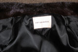 PRE-OWNED MEDIUM/LARGE BLACK GLAMA! DARK SPLIT MALE MINK FUR COAT, EXCELLENT CONDITION! - from THE REAL FUR DEAL & DAVID APPEL FURS new and pre-owned online fur store!