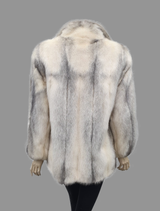 Gray mink fur jacket - from THE REAL FUR DEAL & DAVID APPEL FURS new and pre-owned online fur store!