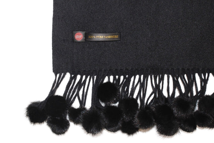 Pom Poms, Black, 1 Inch, Pack of 80