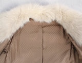 PRE-OWNED MEDIUM/LARGE LONG BLUSH MINK & FOX FUR COAT - from THE REAL FUR DEAL & DAVID APPEL FURS new and pre-owned online fur store!