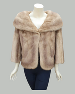 Light brown mink fur jacket - from THE REAL FUR DEAL & DAVID APPEL FURS new and pre-owned online fur store!