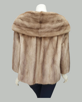 Light brown mink fur jacket - from THE REAL FUR DEAL & DAVID APPEL FURS new and pre-owned online fur store!