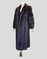 Vintage Mahogany Mink Fur Coat -L