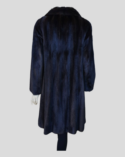 Vintage Ranch Mink Fur Coat -S