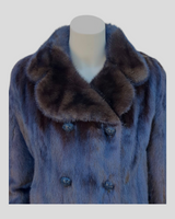 Vintage Ranch Mink Fur Coat -S