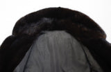 PRE-OWNED SMALL NATURAL DARK RANCH MINK FUR FULLY LET OUT FITTED COAT! - from THE REAL FUR DEAL & DAVID APPEL FURS new and pre-owned online fur store!