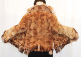 MEDIUM/LARGE GOLDEN SHEARED MINK & RUBY FOX FUR JACKET - from THE REAL FUR DEAL & DAVID APPEL FURS new and pre-owned online fur store!