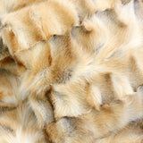GOLDEN ISLAND FOX FUR & CASHMERE BLEND THROW - from THE REAL FUR DEAL & DAVID APPEL FURS new and pre-owned online fur store!