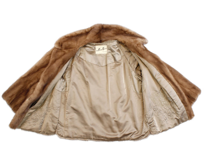 Vintage Pastel Mink Fur Jacket