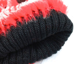 KNITTED REX RABBIT FUR & FOX FUR BEANIE, HAT - from THE REAL FUR DEAL & DAVID APPEL FURS new and pre-owned online fur store!