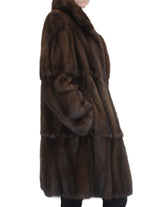 MEDIUM PLEATED NATURAL RUSSIAN SABLE FUR COAT - from THE REAL FUR DEAL & DAVID APPEL FURS new and pre-owned online fur store!