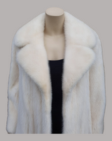Vintage Natural Glacial Mink Fur Coat -M