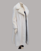 Vintage Natural Glacial Mink Fur Coat -M