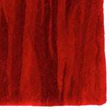 RED DYED SHEARED BEAVER FUR THROW, BLANKET - from THE REAL FUR DEAL & DAVID APPEL FURS new and pre-owned online fur store!