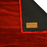 RED DYED SHEARED BEAVER FUR THROW, BLANKET - from THE REAL FUR DEAL & DAVID APPEL FURS new and pre-owned online fur store!