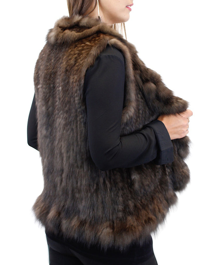 Monogram Mink Gilet - Ready to Wear