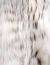 WHITE FEATHERY LAYERED RACCOON FUR VEST - from THE REAL FUR DEAL & DAVID APPEL FURS new and pre-owned online fur store!