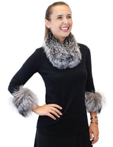 FOX FUR COLLAR / FOX FUR SLAP-ON CUFFS - CHOOSE YOUR COLOR! - from THE REAL FUR DEAL & DAVID APPEL FURS new and pre-owned online fur store!