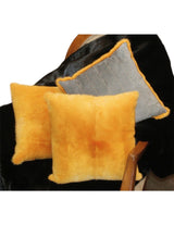 MINK FUR & SUEDE LEATHER PILLOW - from THE REAL FUR DEAL & DAVID APPEL FURS new and pre-owned online fur store!